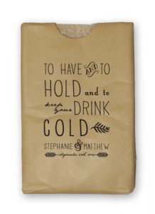 12oz Paper Bag Drink Coozie