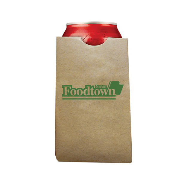 Social Coozie  Sip Sac Paper Bag Cooler Coozie 12 oz